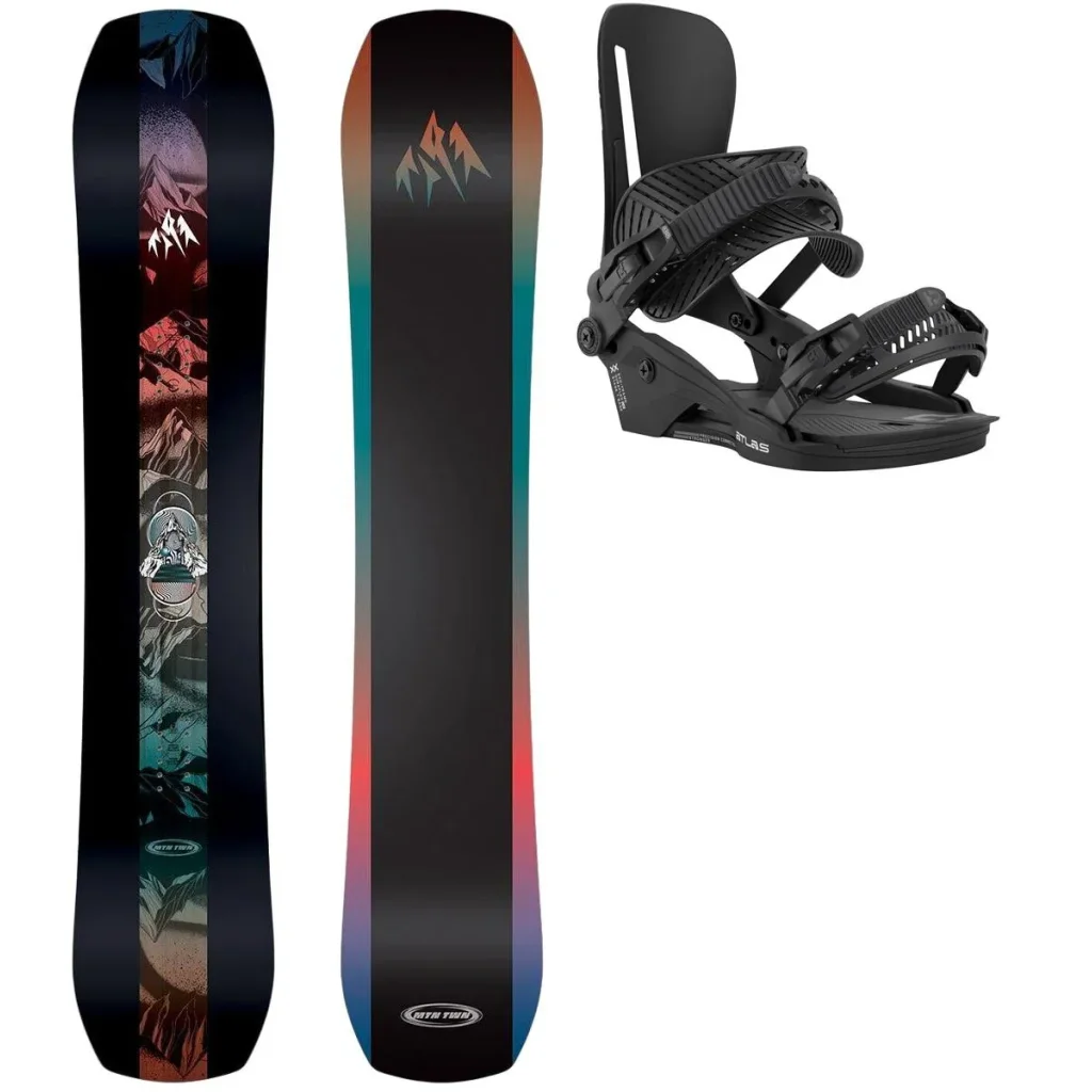 JONES Mountain Twin Wide + Fix UNION Atlas /noir