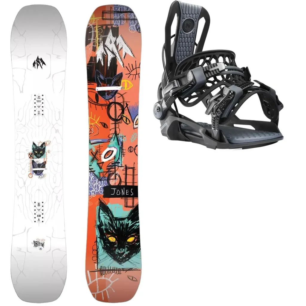 JONES Rally Cat + Fix NIDECKER Flow Fenix /black