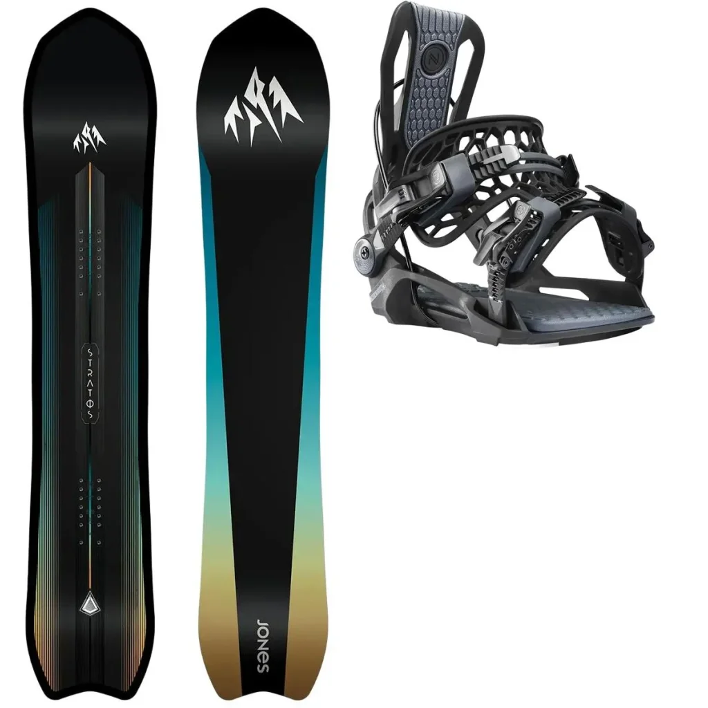 JONES Stratos + Fix NIDECKER Flow Fenix /noir