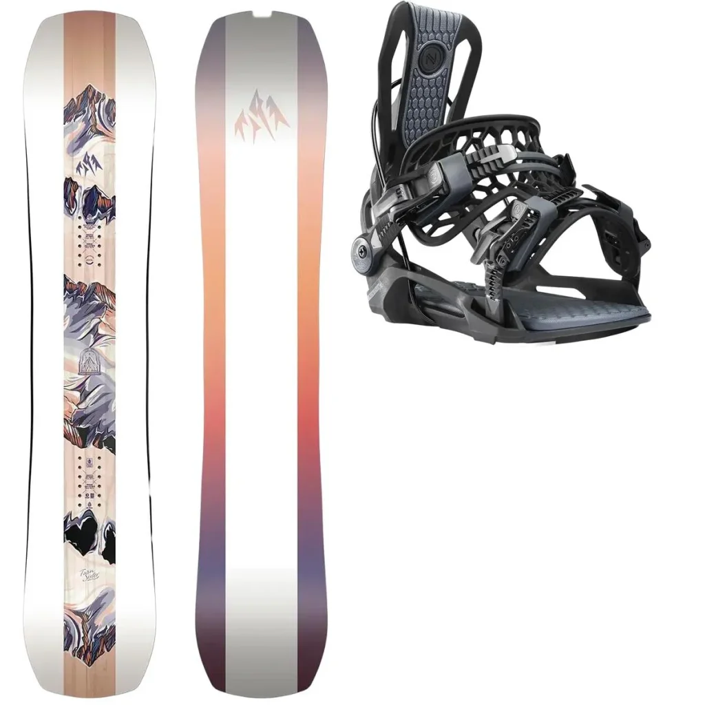 JONES Twin Sister W + Fix NIDECKER Flow Fenix /black