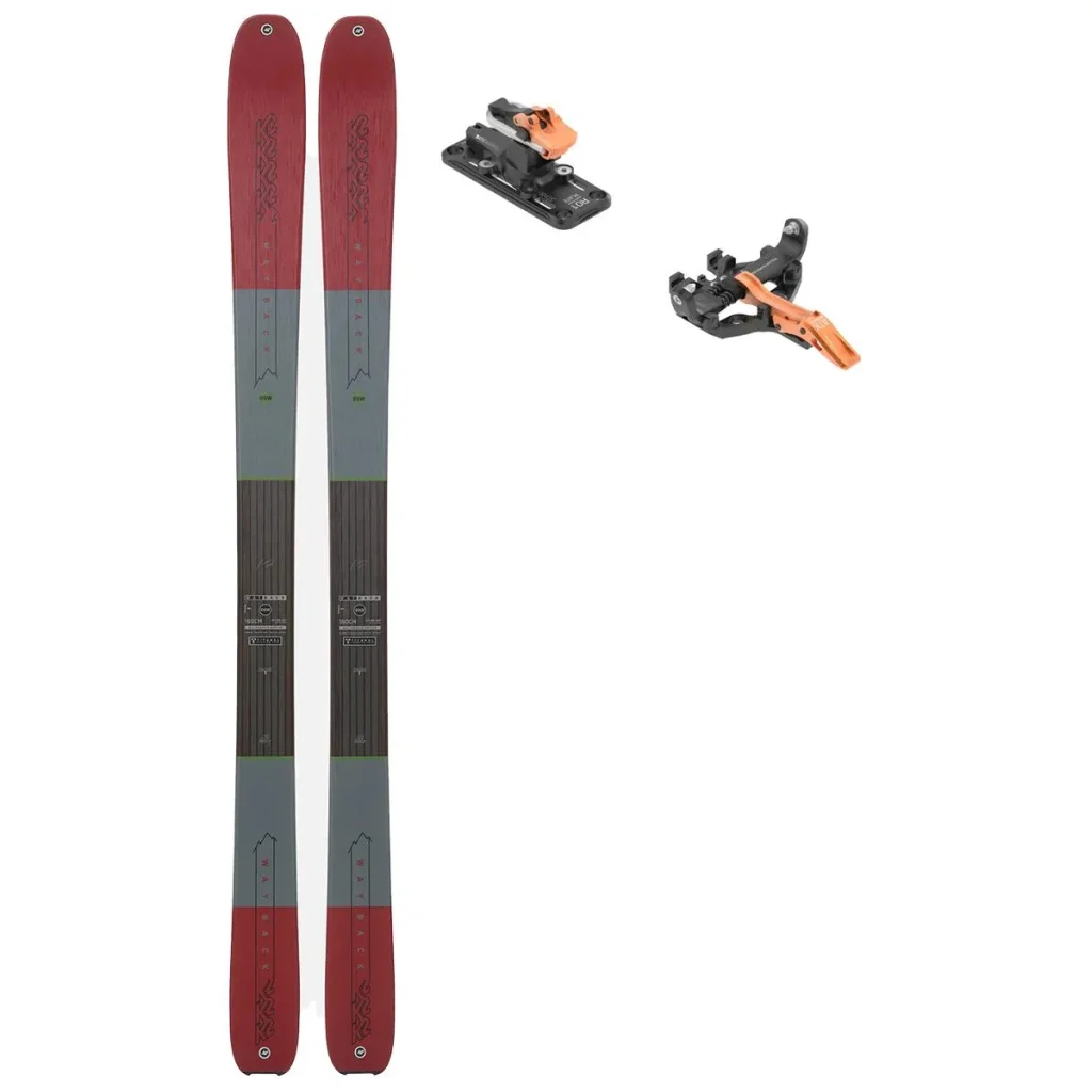 K2 Wayback 89 W + Fix ATK Kuluar 10 Superlight /orange