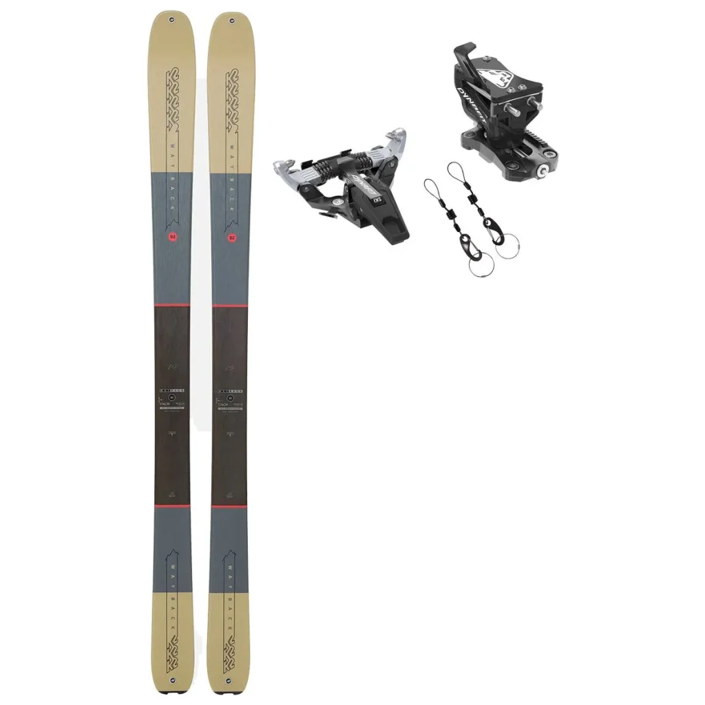 K2 Wayback 92 + Fix DYNAFIT Speed Turn /noir argent