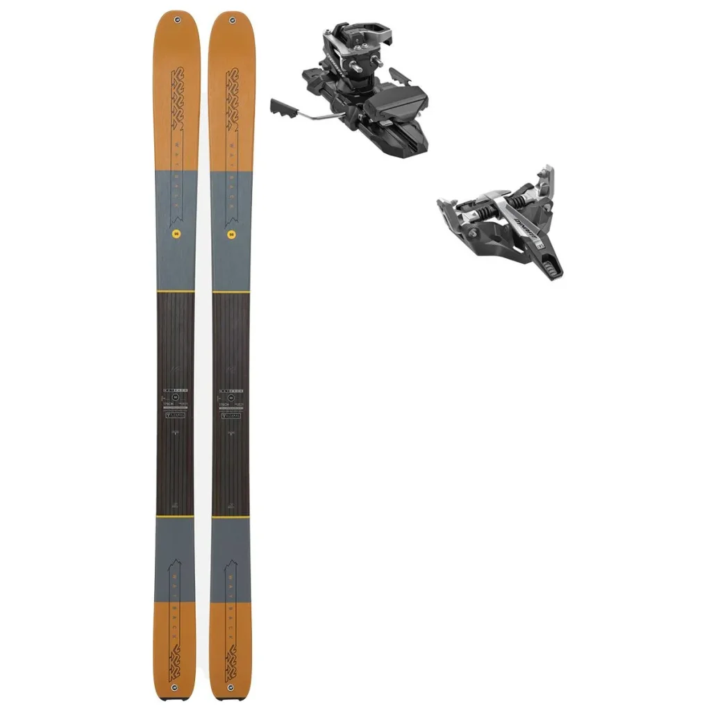 K2 Wayback 98 + Fix DYNAFIT Seven Summits+ freins 98 /noir argent