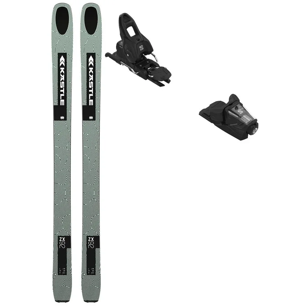 KASTLE ZX92 + Fix SALOMON Stage 10 Gw /noir