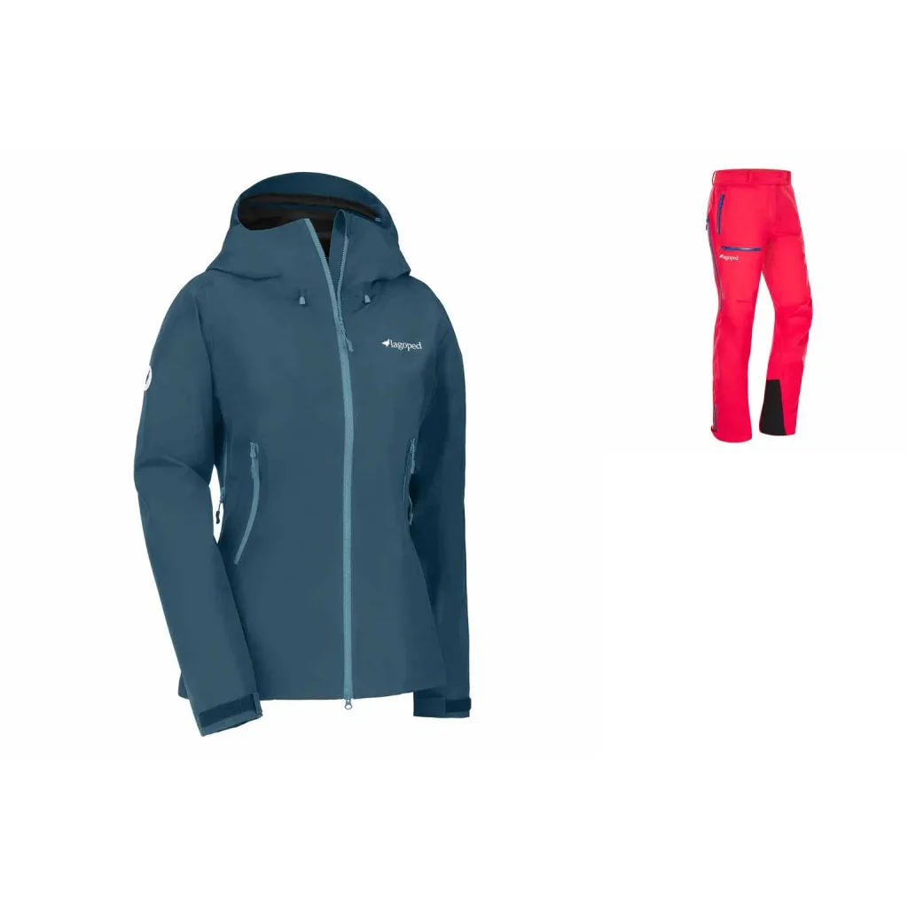 LAGOPED Tetras W /bleu sarcelle + LAGOPED Supa2 W /framboise