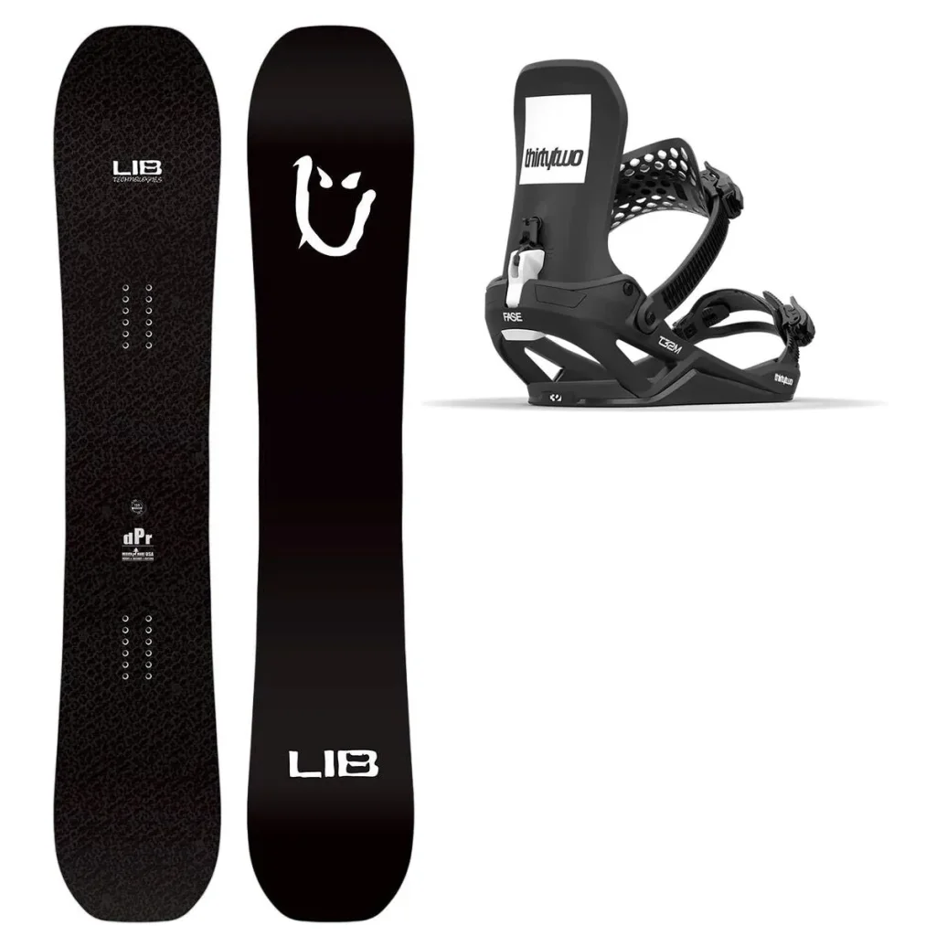 LIB TECH Dpr + Fix THIRTYTWO T32M Fase /noir