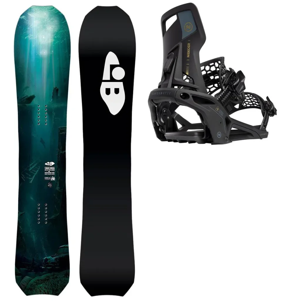 LIB TECH Orca + Fix NIDECKER OG Supermatic /noir