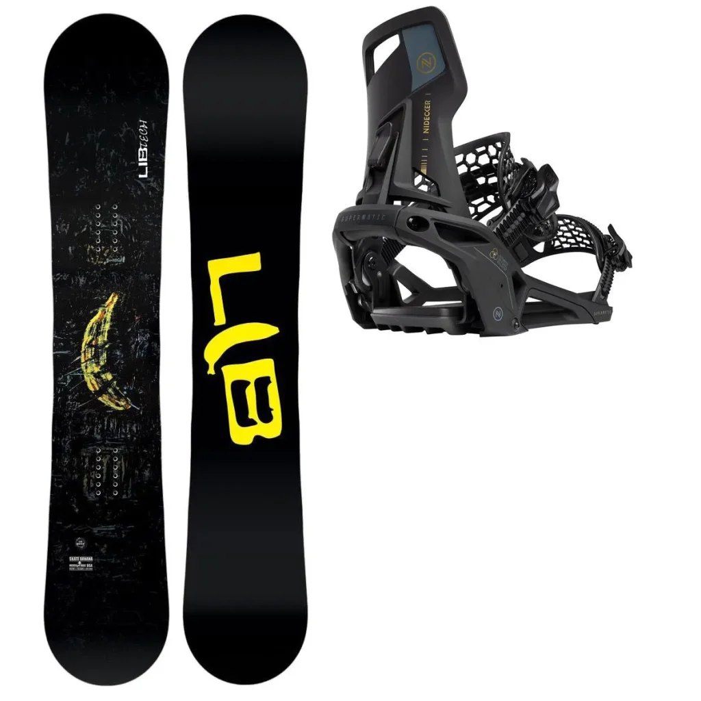 LIB TECH Skate Banana + Fix NIDECKER OG Supermatic /noir