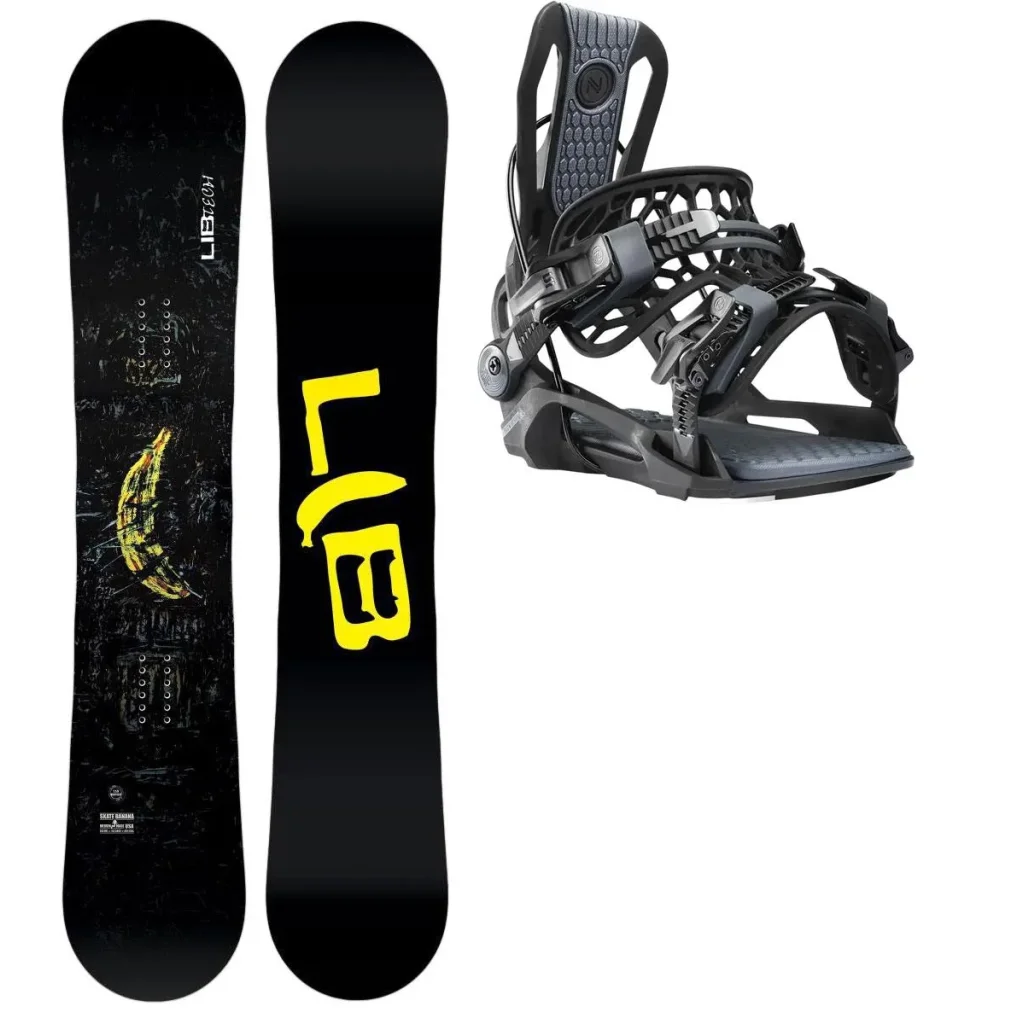 LIB TECH Skate Banana Wide + Fix NIDECKER Flow Fenix /black