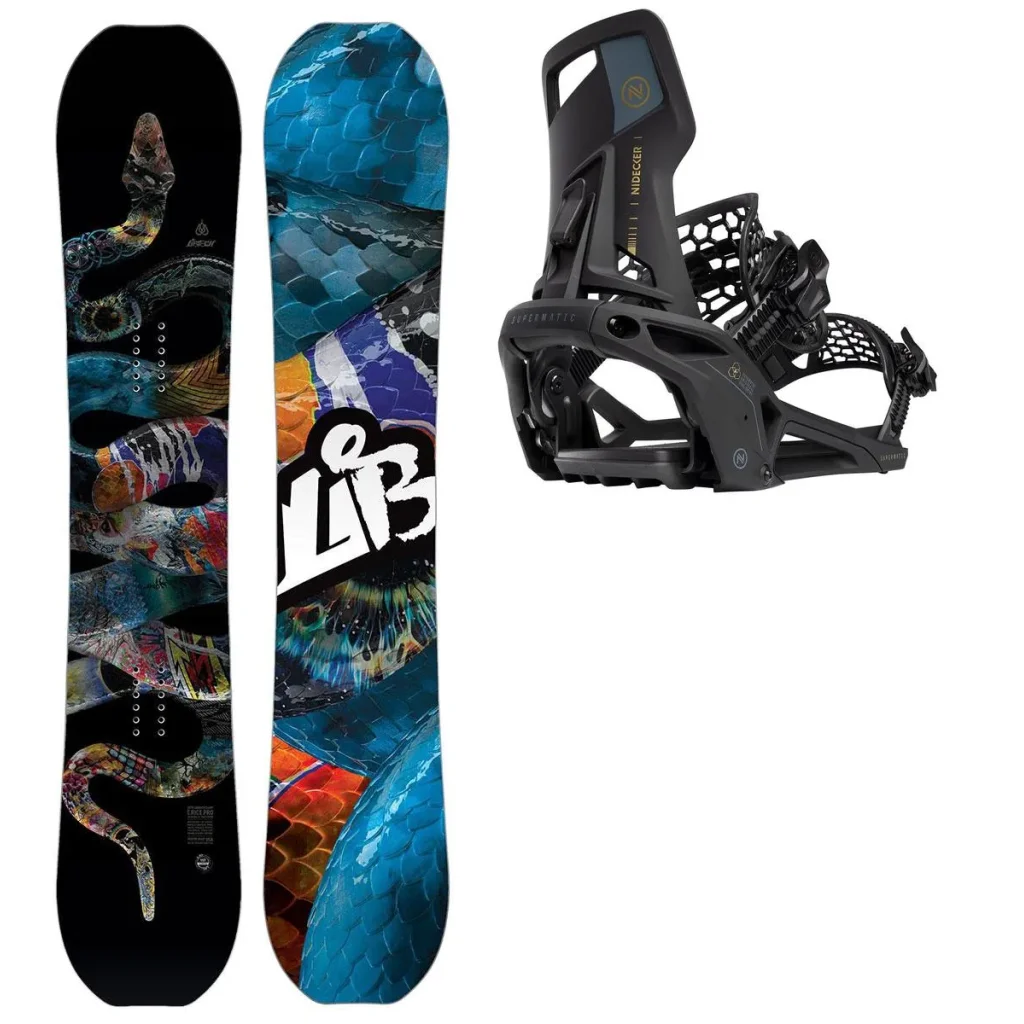 LIB TECH T.Rice Pro + Fix NIDECKER OG Supermatic /noir