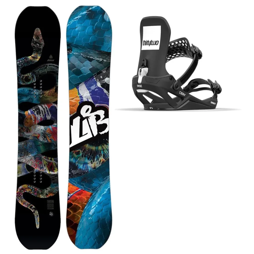 LIB TECH T.Rice Pro Wide + Fix THIRTYTWO T32M Fase /black
