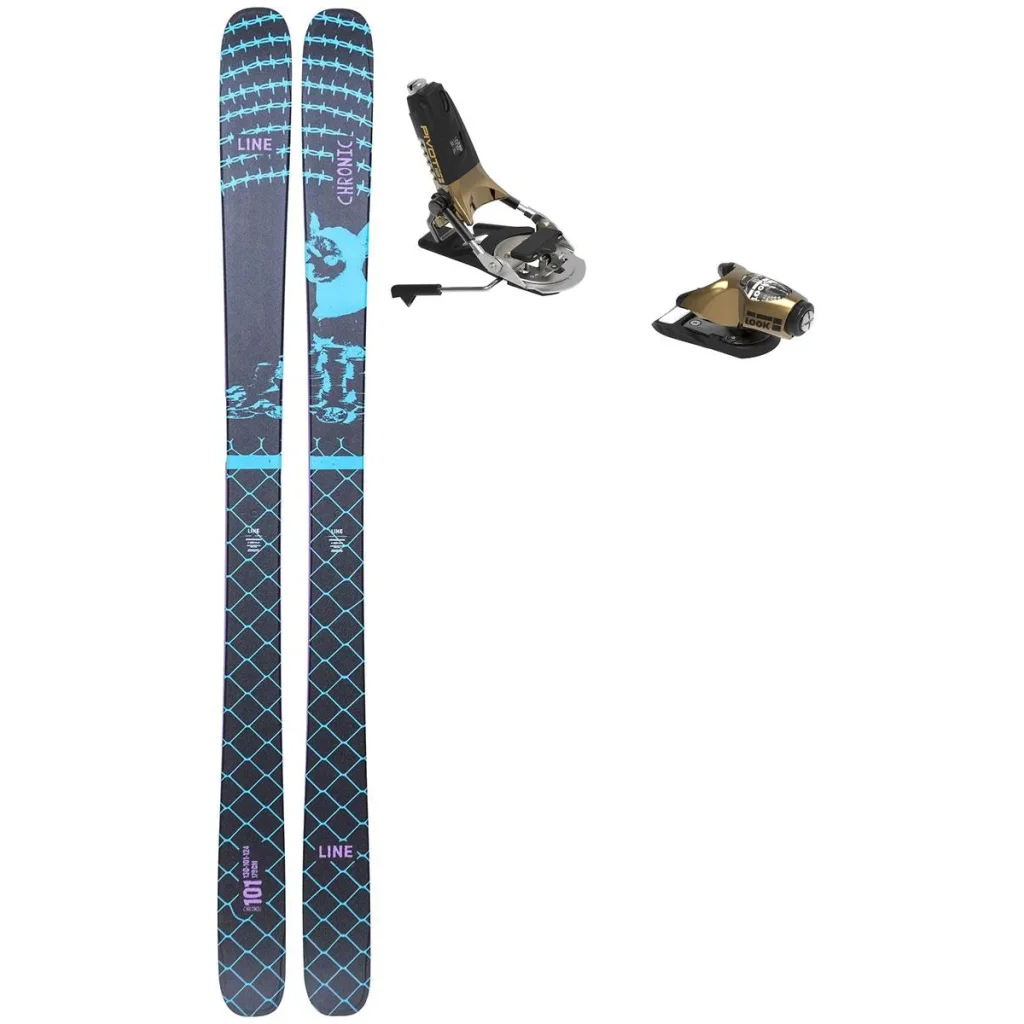 LINE Chronic 101 + Fix LOOK Pivot 15 Gw Freins 105 /gold