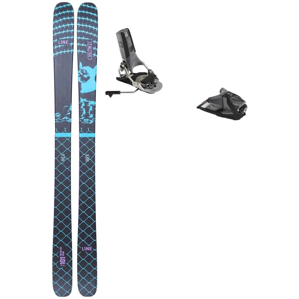 LINE Chronic 101 + Fix LOOK Pivot 2.0 13 Gw Freins 115 /black metal