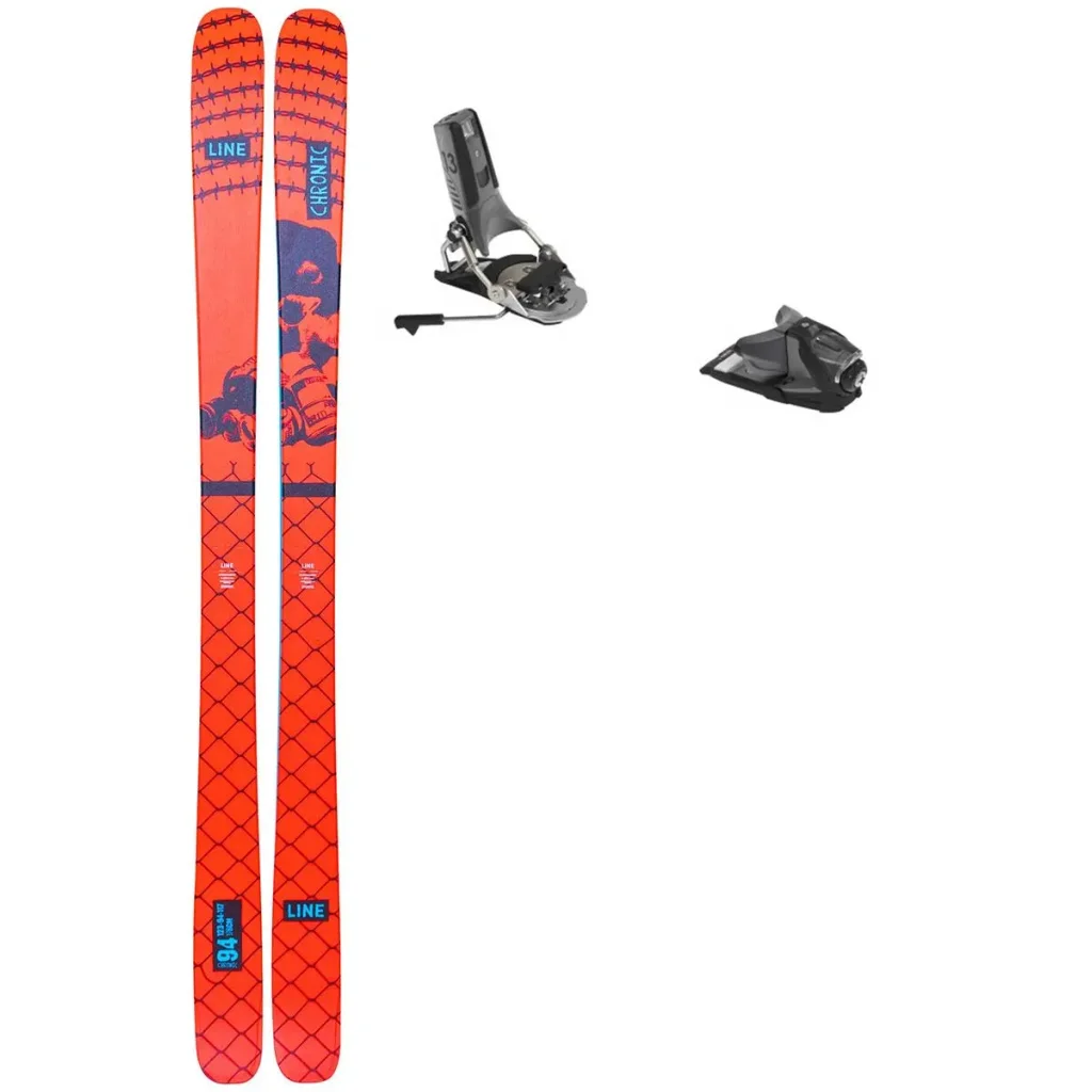 LINE Chronic 94 + Fix LOOK Pivot 2.0 13 Gw Freins 95 /noir metal