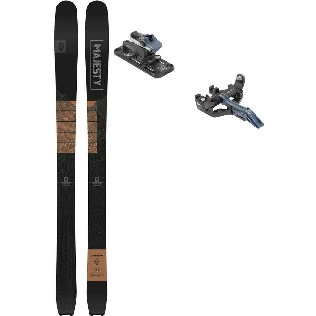 MAJESTY Superpatrol Carbon + Fix ATK Kuluar 12 Superlight /bleu marine