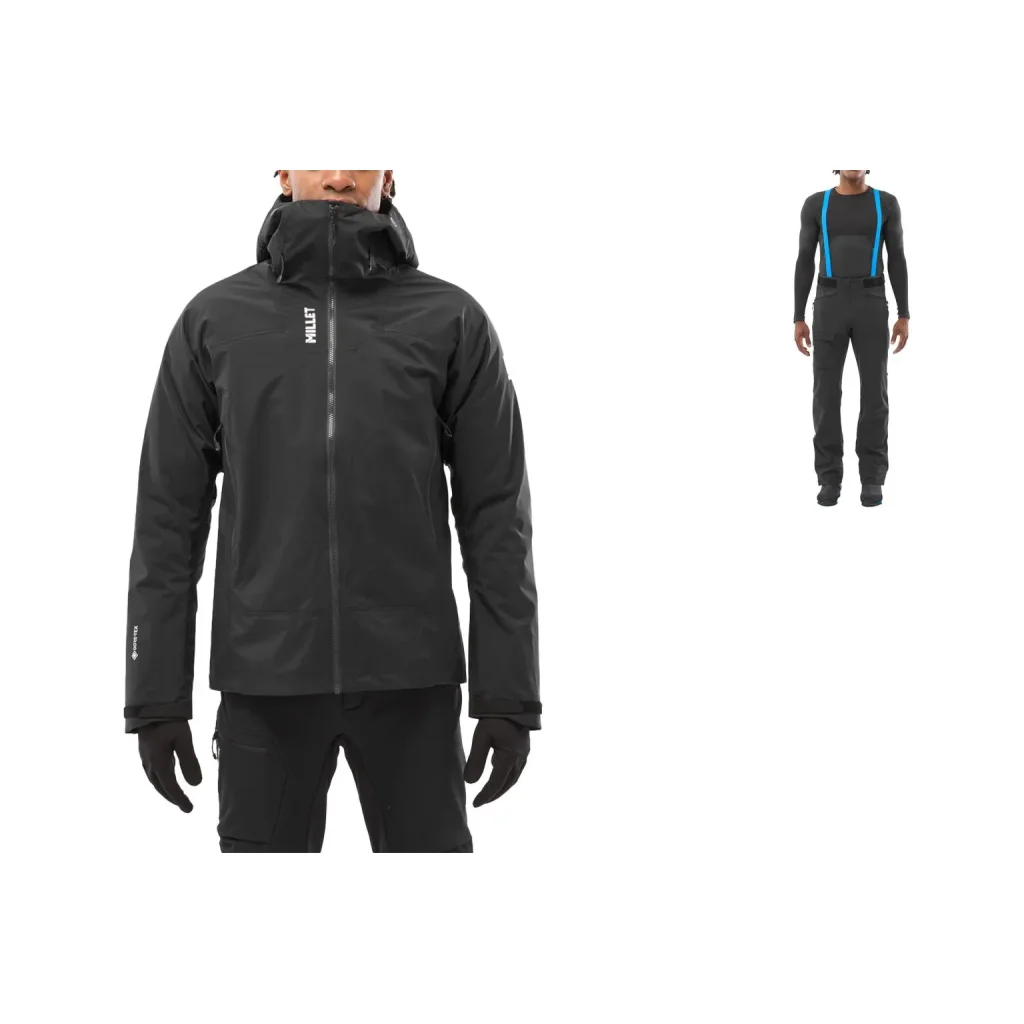 MILLET Kamet Gtx Jacket /black noir + MILLET Kamet Shield Pant /black noir