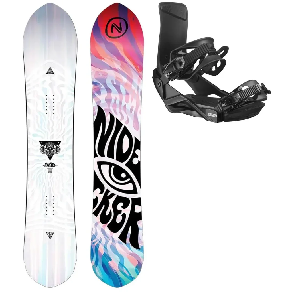 NIDECKER Alpha + Fix SALOMON Rhythm /noir