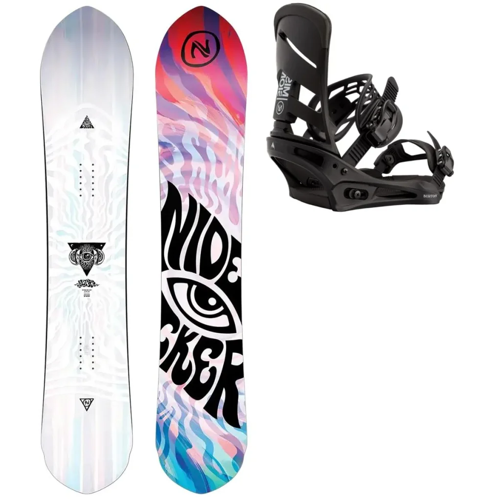 NIDECKER Alpha Wide + Fix BURTON Mission /noir