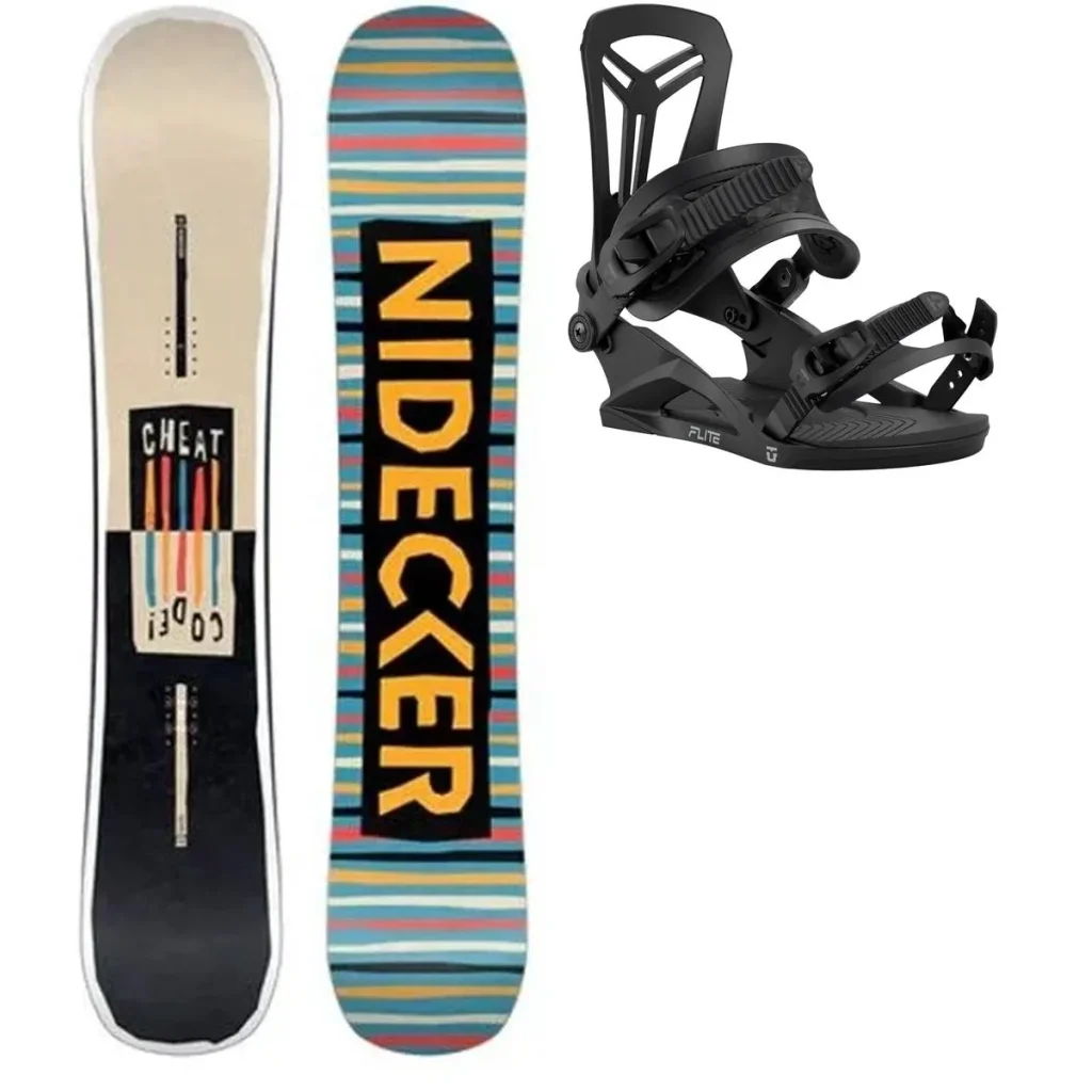 NIDECKER Cheat Code Homme + Fix UNION Flite /noir