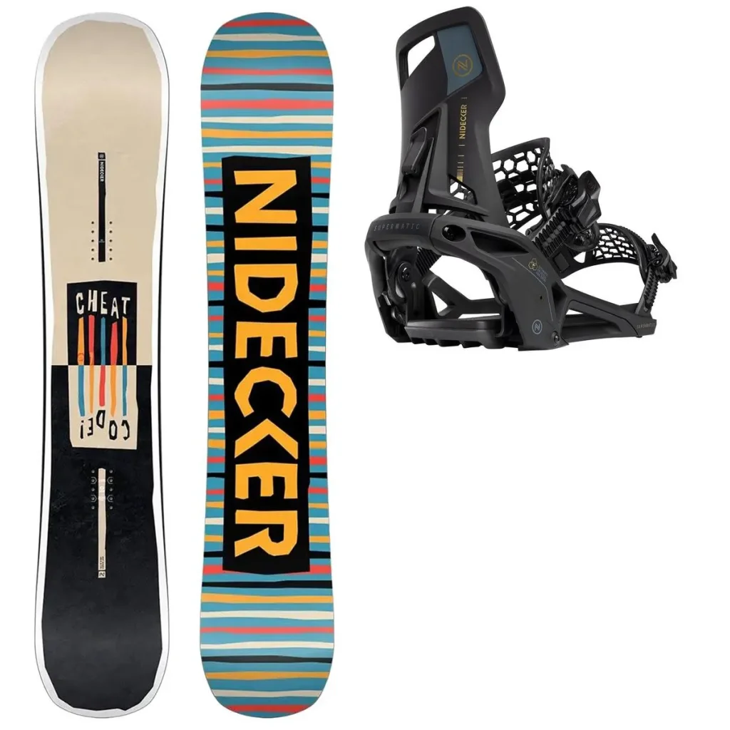 NIDECKER Cheat Code Homme Wide + Fix NIDECKER OG Supermatic /noir