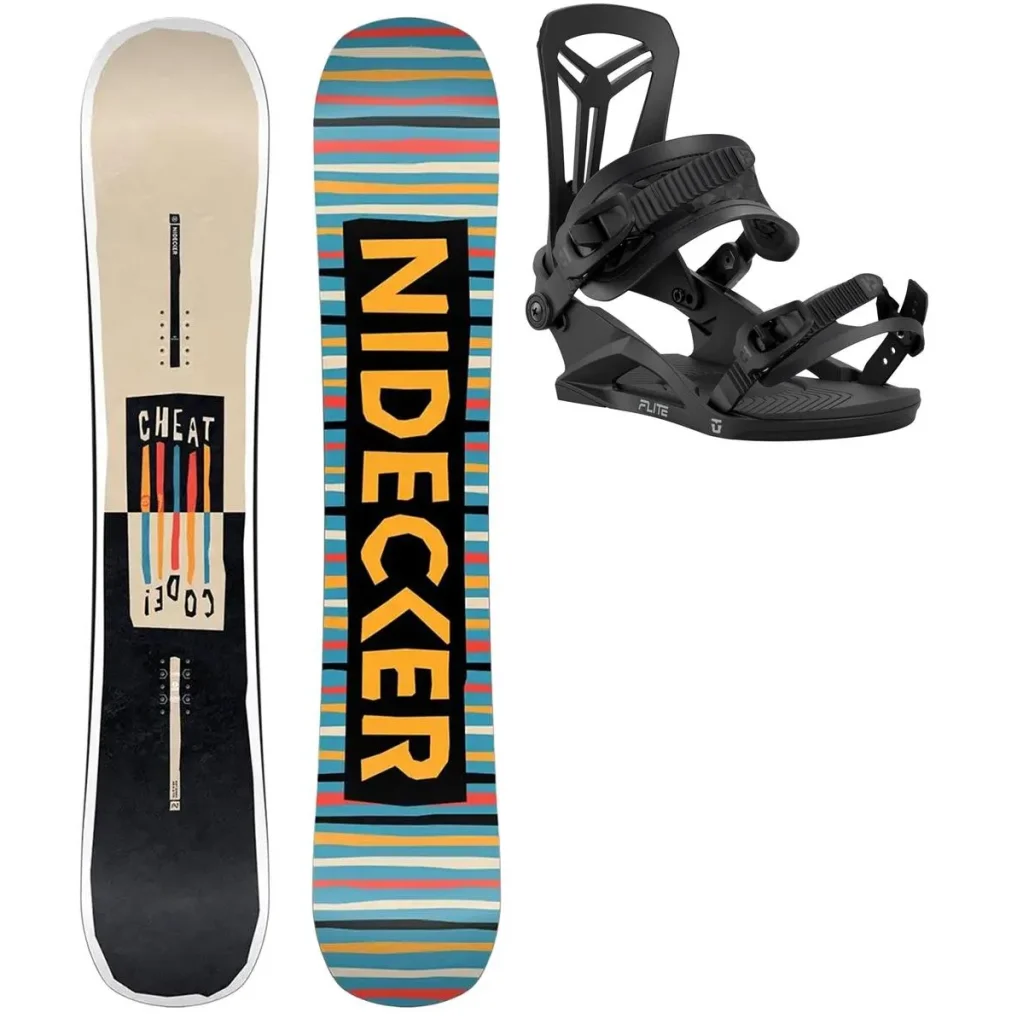 NIDECKER Cheat Code Homme Wide + Fix UNION Flite /noir