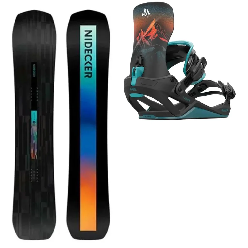 NIDECKER Escape Wide + Fix JONES Mercury Fase Blue Art