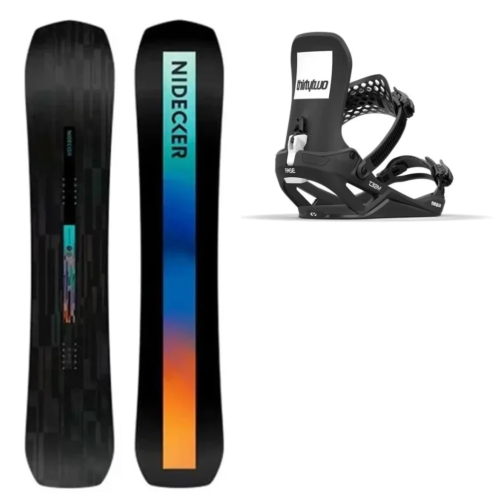 NIDECKER Escape Wide + Fix THIRTYTWO T32M Fase /black