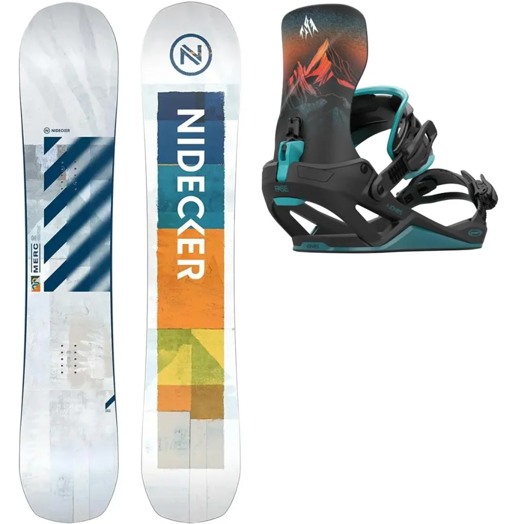 NIDECKER Merc + Fix JONES Mercury Fase Blue Art