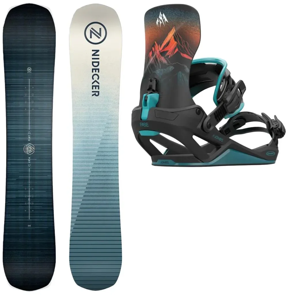 NIDECKER Play Wide + Fix JONES Mercury Fase Blue Art