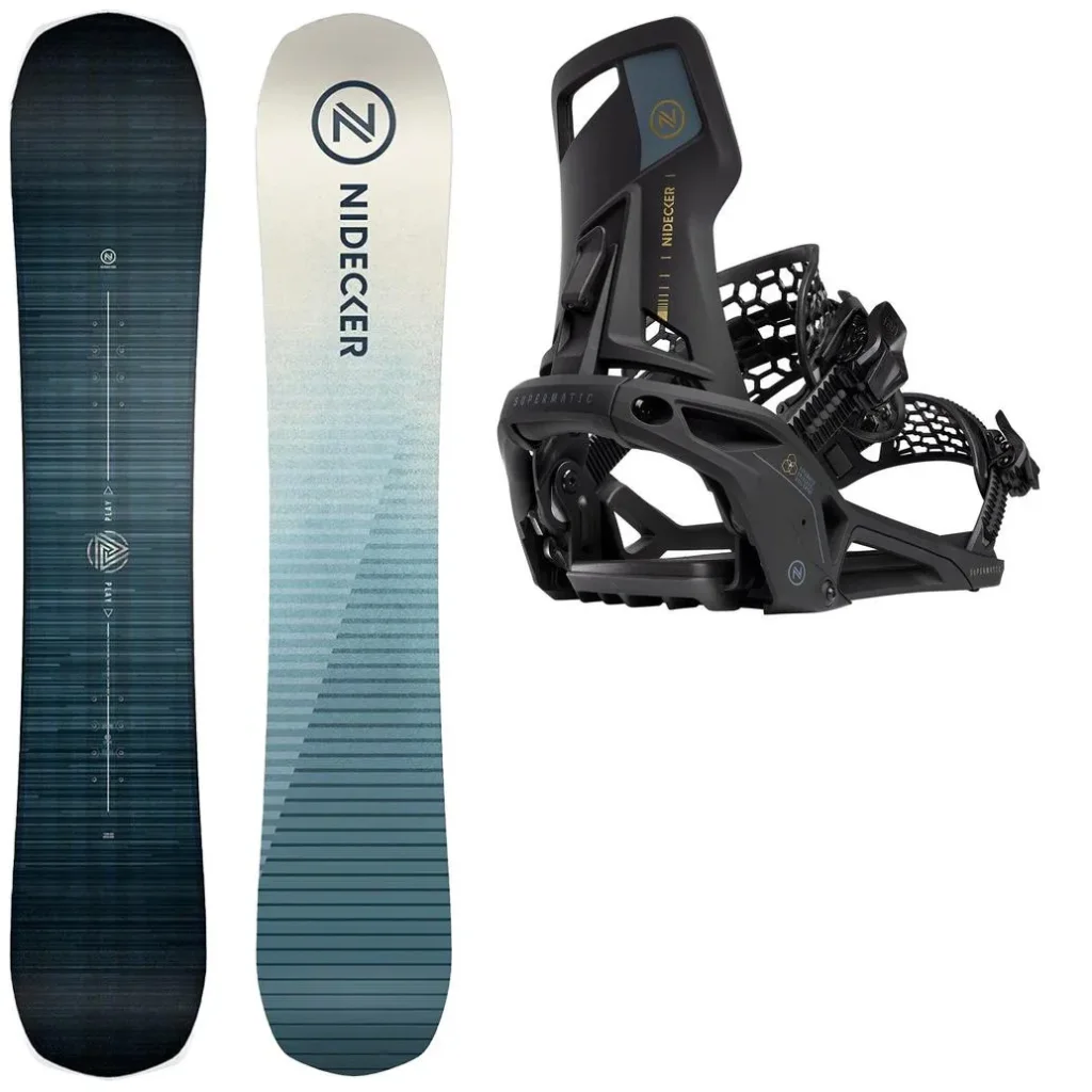 NIDECKER Play Wide + Fix NIDECKER OG Supermatic /noir