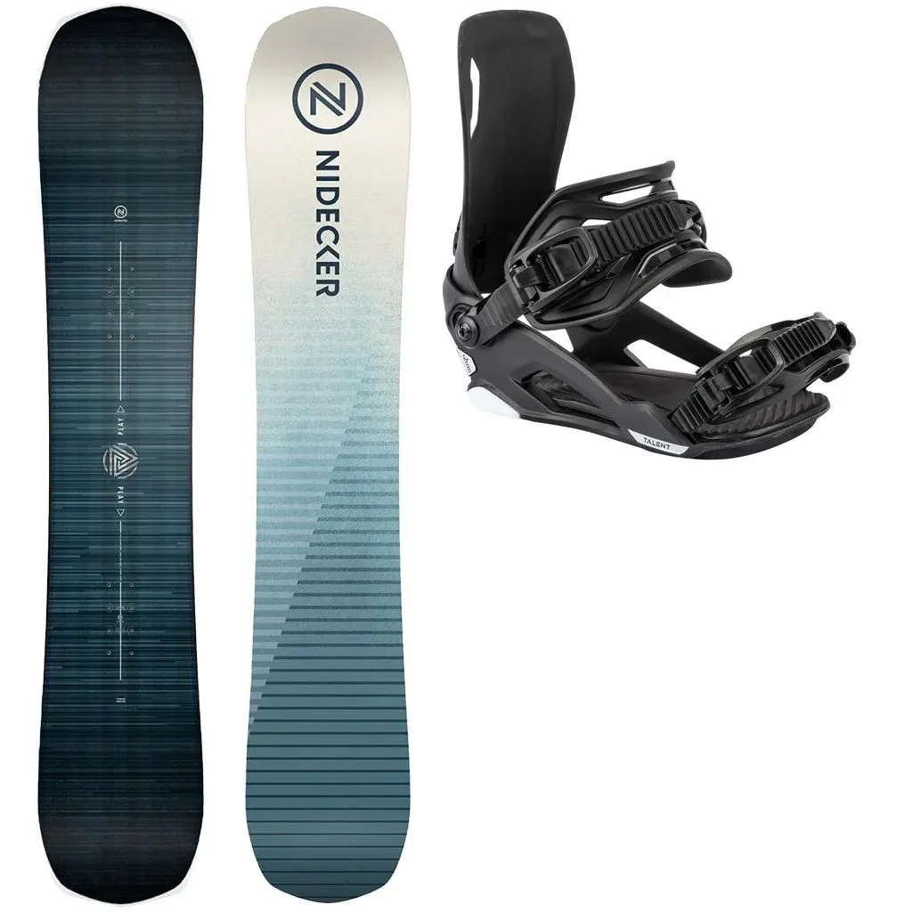 NIDECKER Play Wide + Fix Nitro Talent /ultra noir