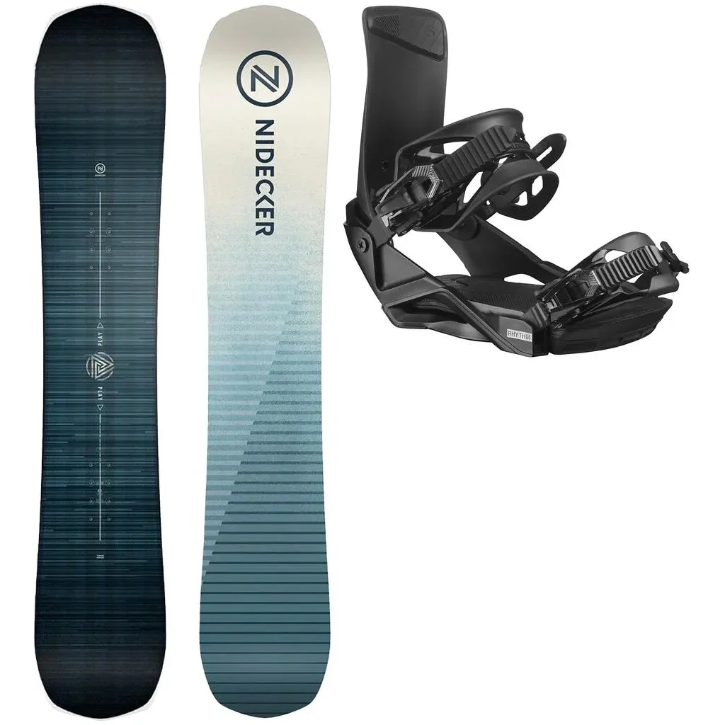 NIDECKER Play Wide + Fix SALOMON Rhythm /black