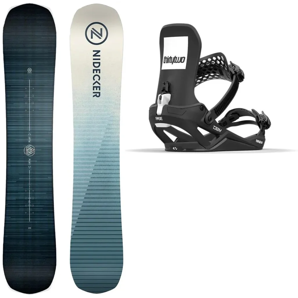 NIDECKER Play Wide + Fix THIRTYTWO T32M Fase /noir