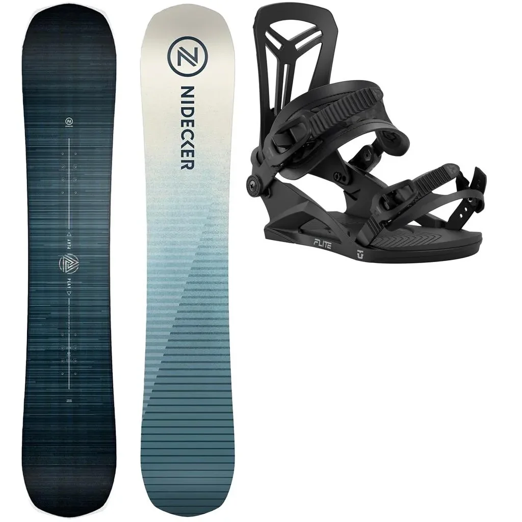 NIDECKER Play Wide + Fix UNION Flite /noir