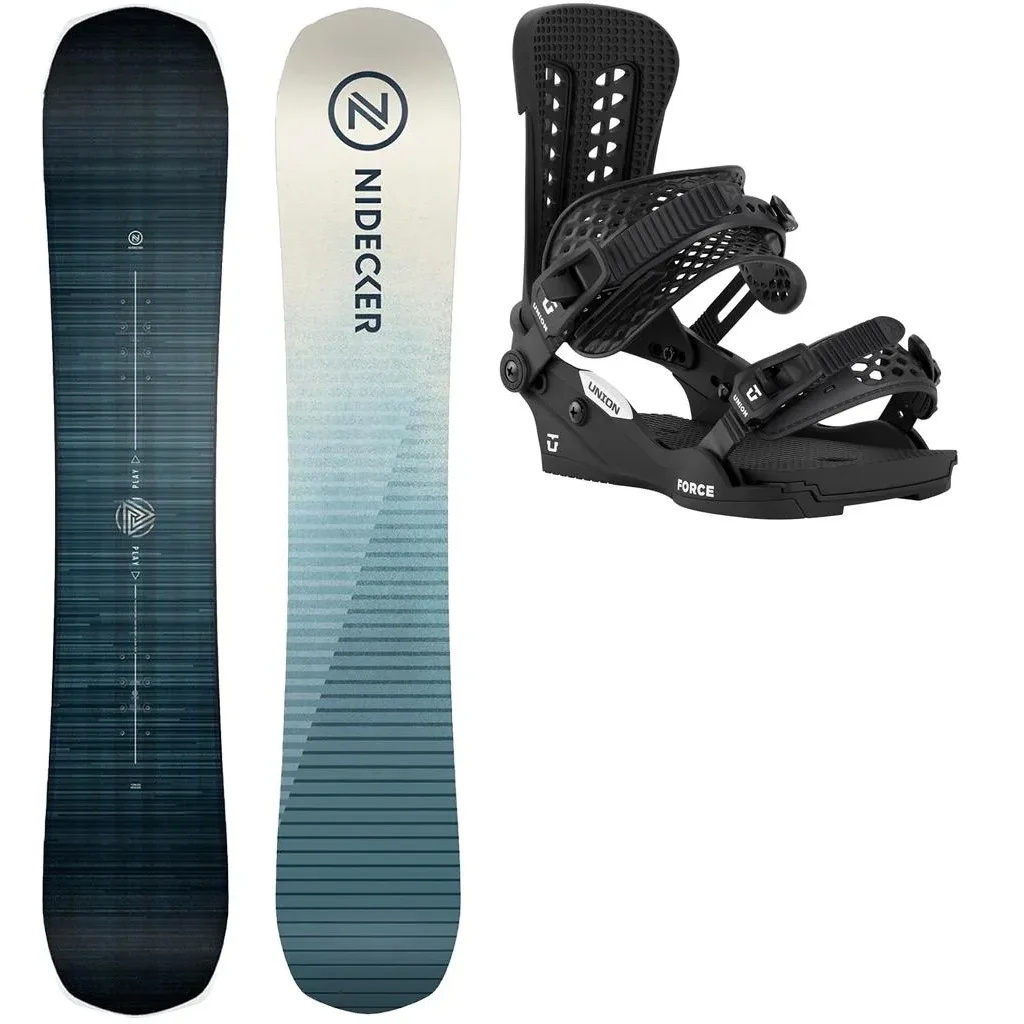 NIDECKER Play Wide + Fix UNION Force Classic /black