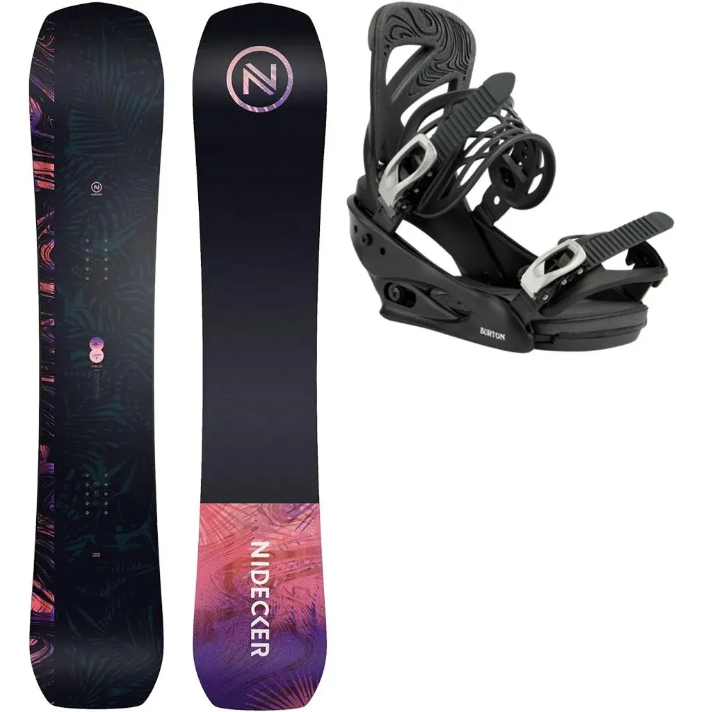 NIDECKER Venus Plus + Fix BURTON Scribe W /black
