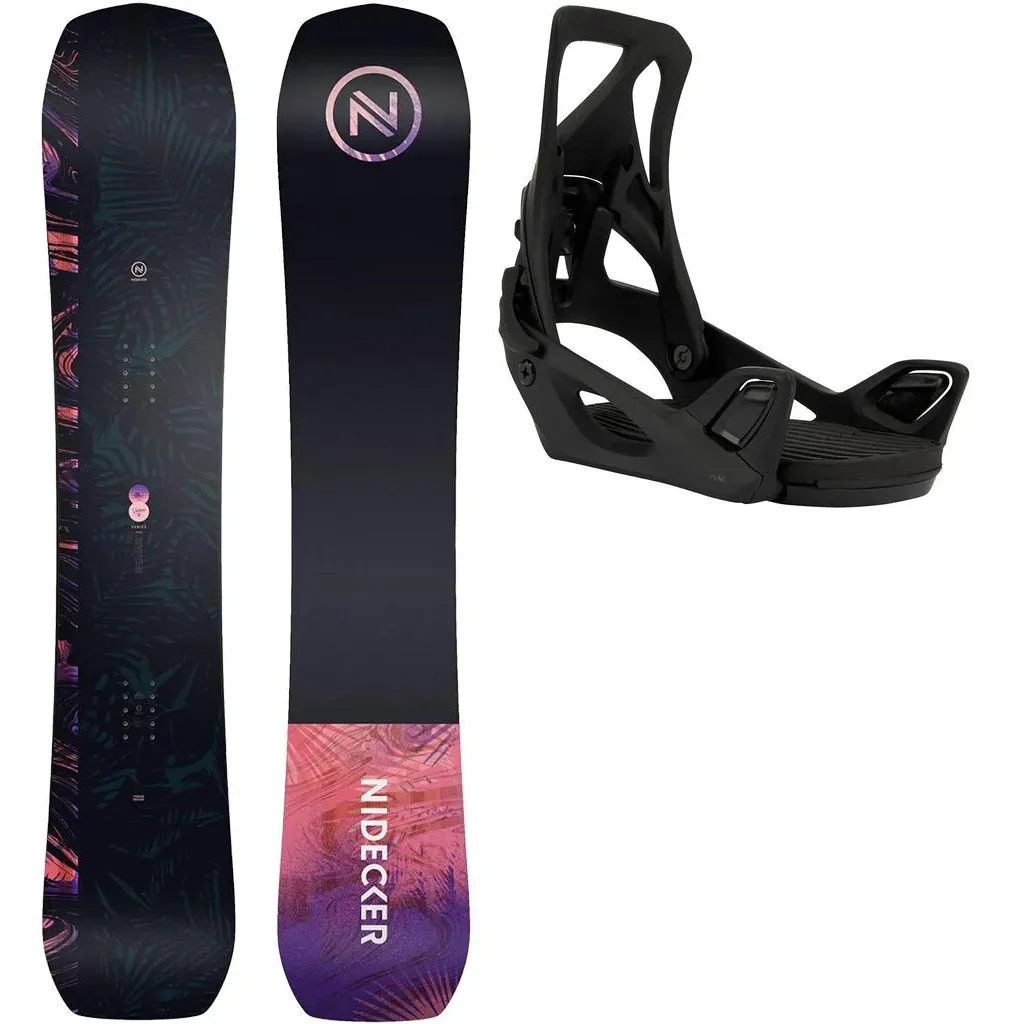 NIDECKER Venus Plus + Fix BURTON Step On W /black