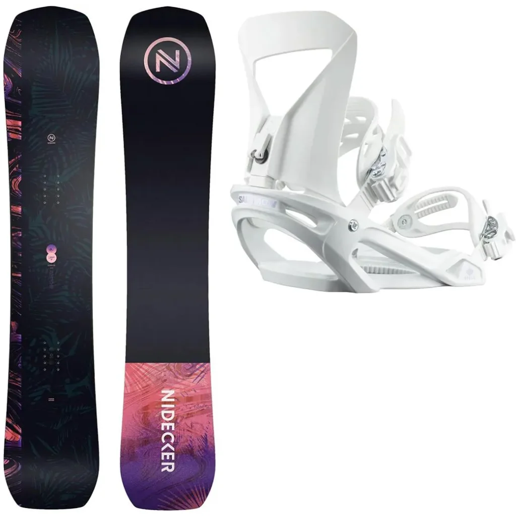 NIDECKER Venus Plus + Fix SALOMON Spell /white