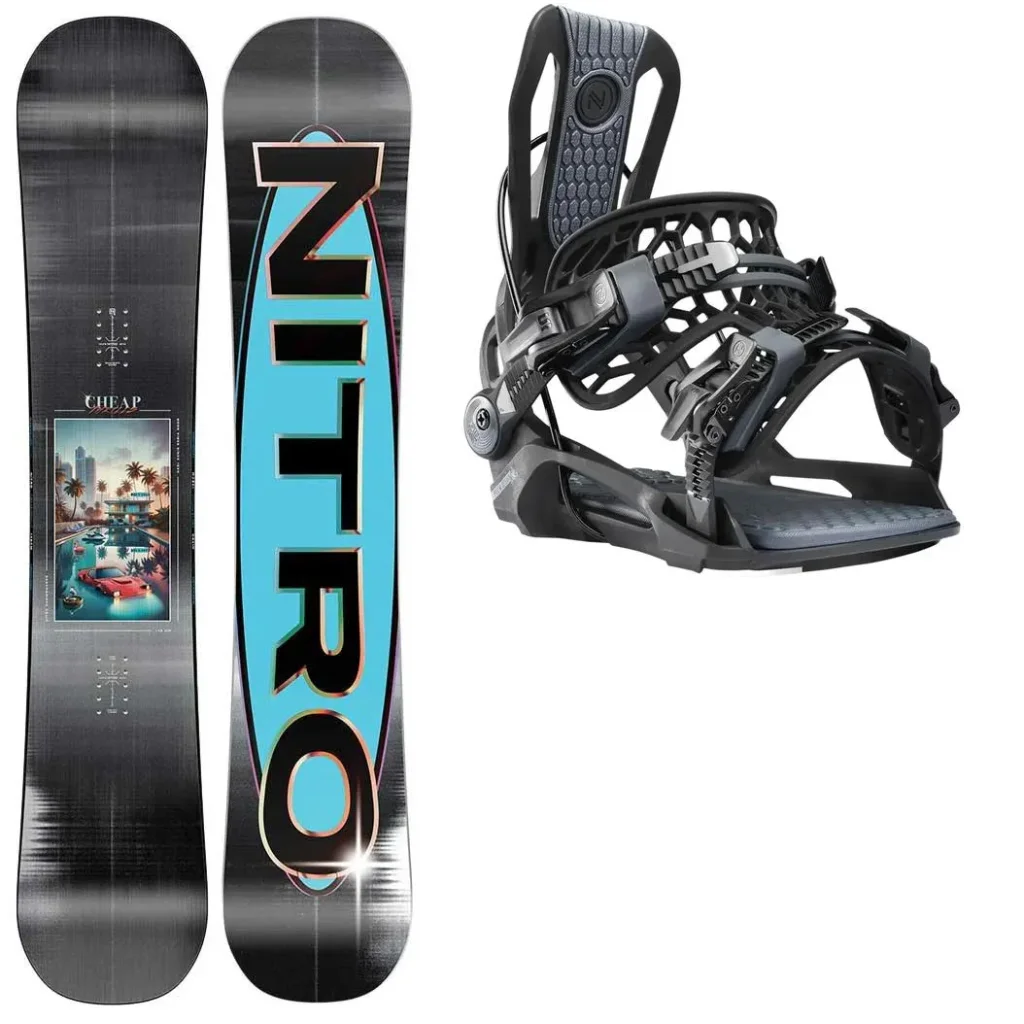 Nitro Cheap Thrills Wide + Fix NIDECKER Flow Fenix /black