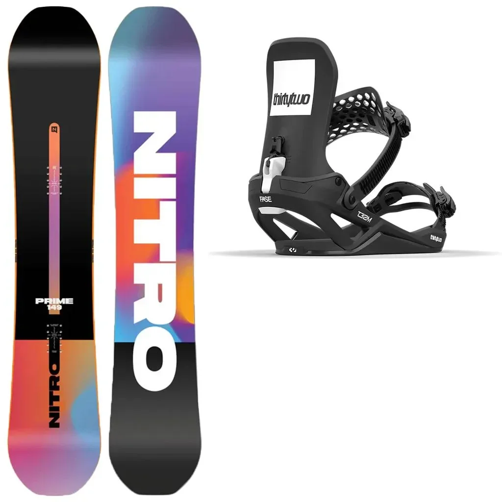 NITRO Prime Chroma Cam-Out Wide + Fix THIRTYTWO T32M Fase /noir