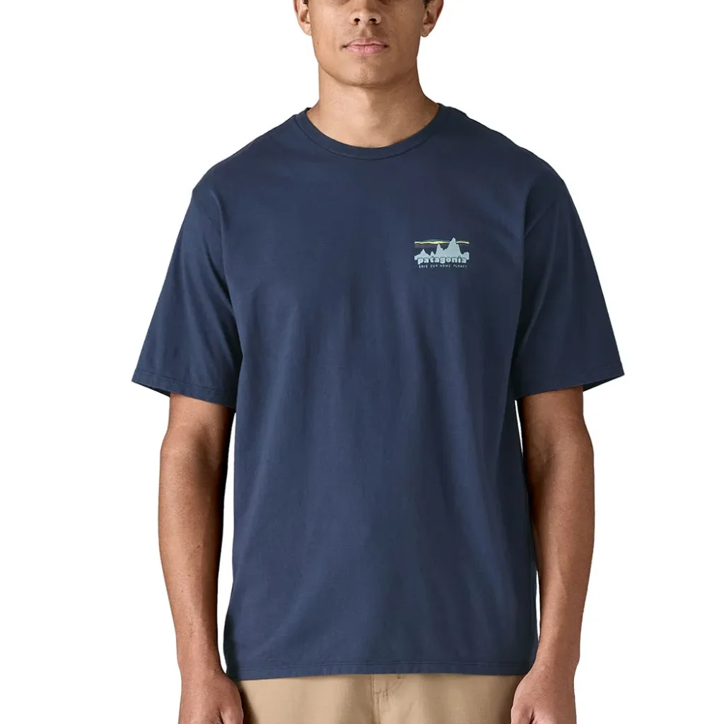 PATAGONIA 73 Skyline Organic T-Shirt /new navy