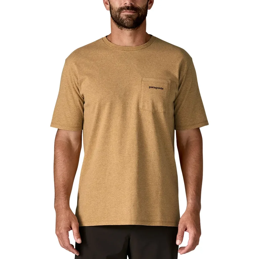 PATAGONIA Boardshort Logo Pocket Responsibili-Tee /talon gold