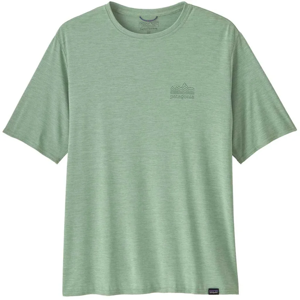 PATAGONIA Cap Cool Daily Graphic Shirt /strataspire ellwood vert x-dye