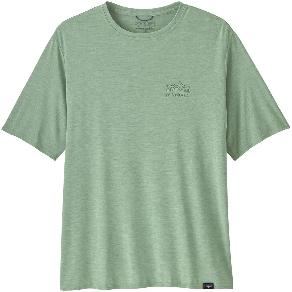 PATAGONIA Cap Cool Daily Graphic Shirt W /strataspire ellwood green x-dye