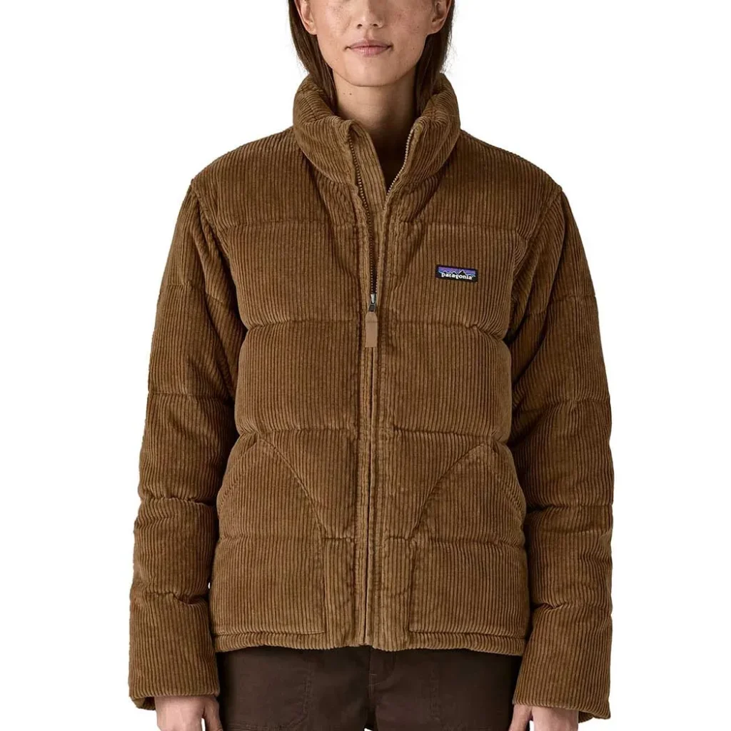 PATAGONIA Cord Fjord Veste W /deer marron