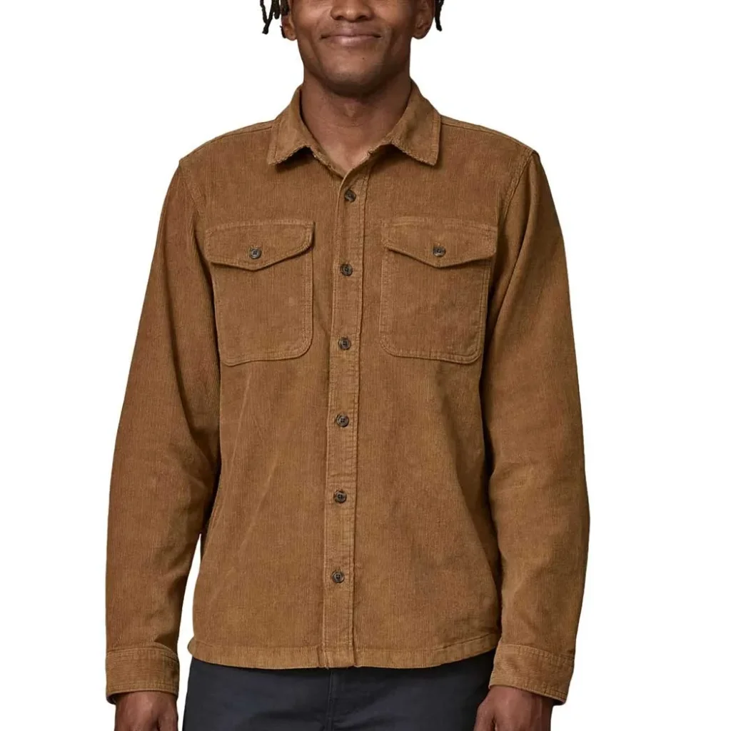 PATAGONIA Corduroy Shirt /coriander marron