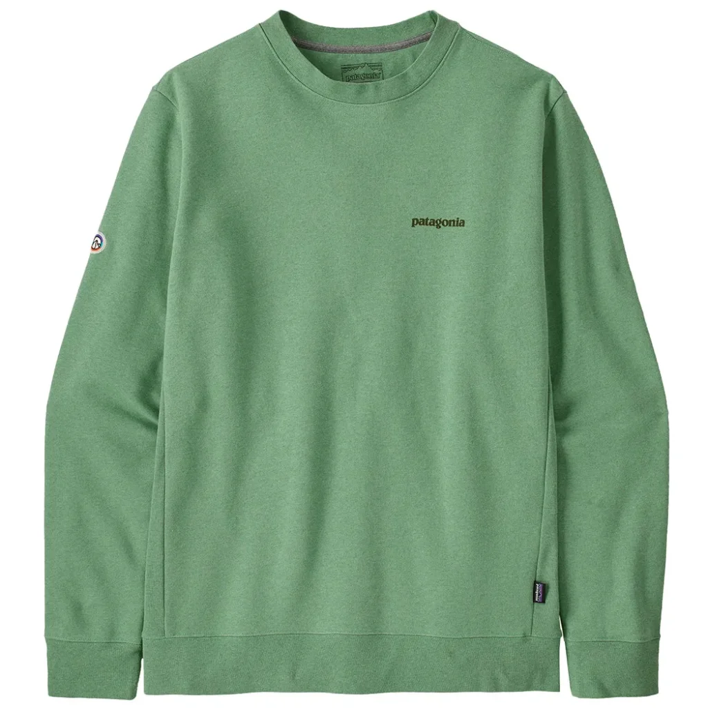 PATAGONIA Fitz Roy Icon Uprisal Crew Sweatshirt /ellwood vert