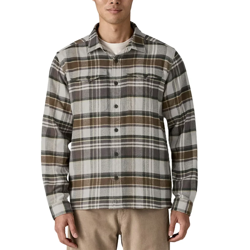 PATAGONIA Fjord Flannel Shirt /blizzard salt grey