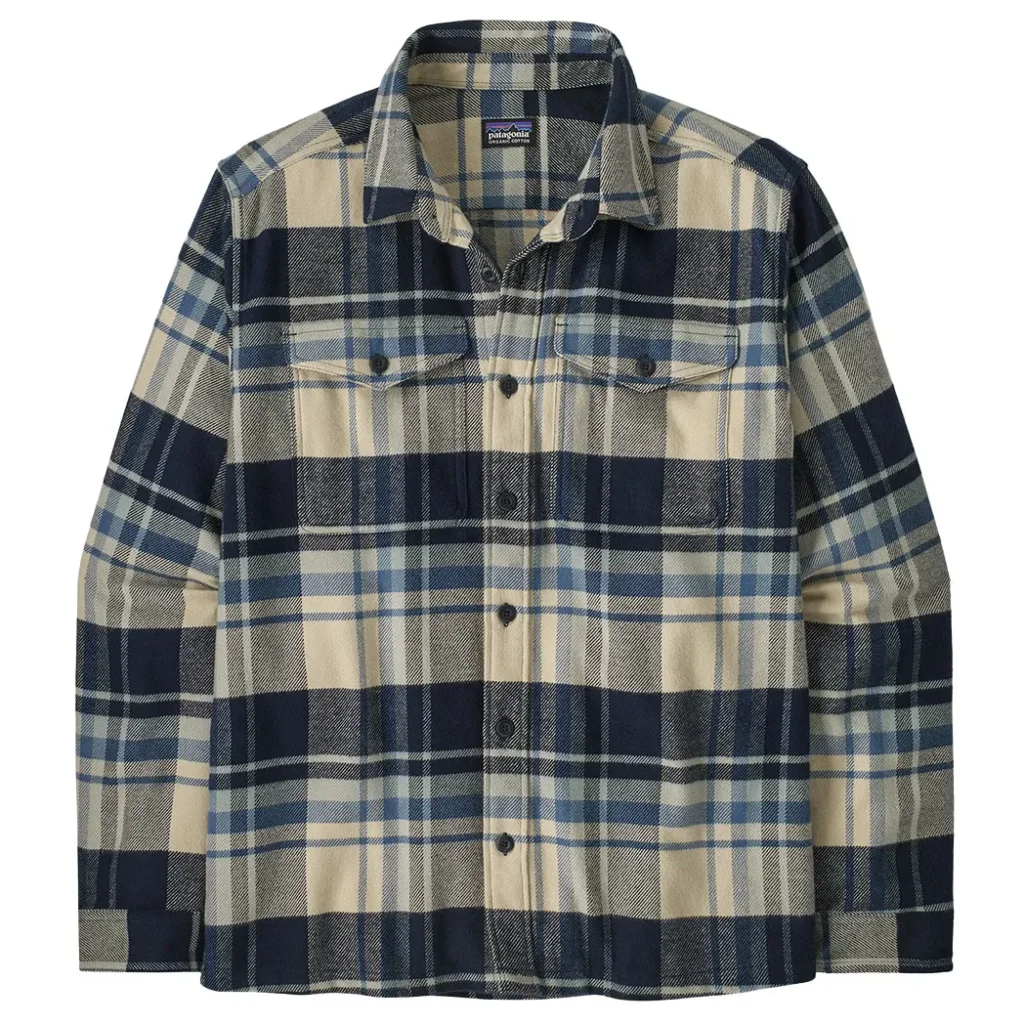 PATAGONIA Fjord Flannel Shirt /hibernate sunken blue