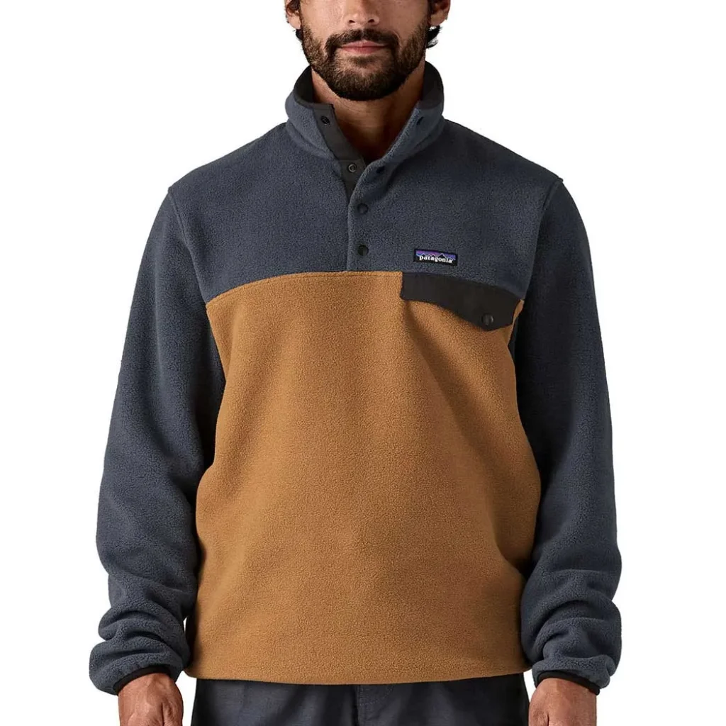 PATAGONIA LW Synch Snap-T Pull Over /deer marron
